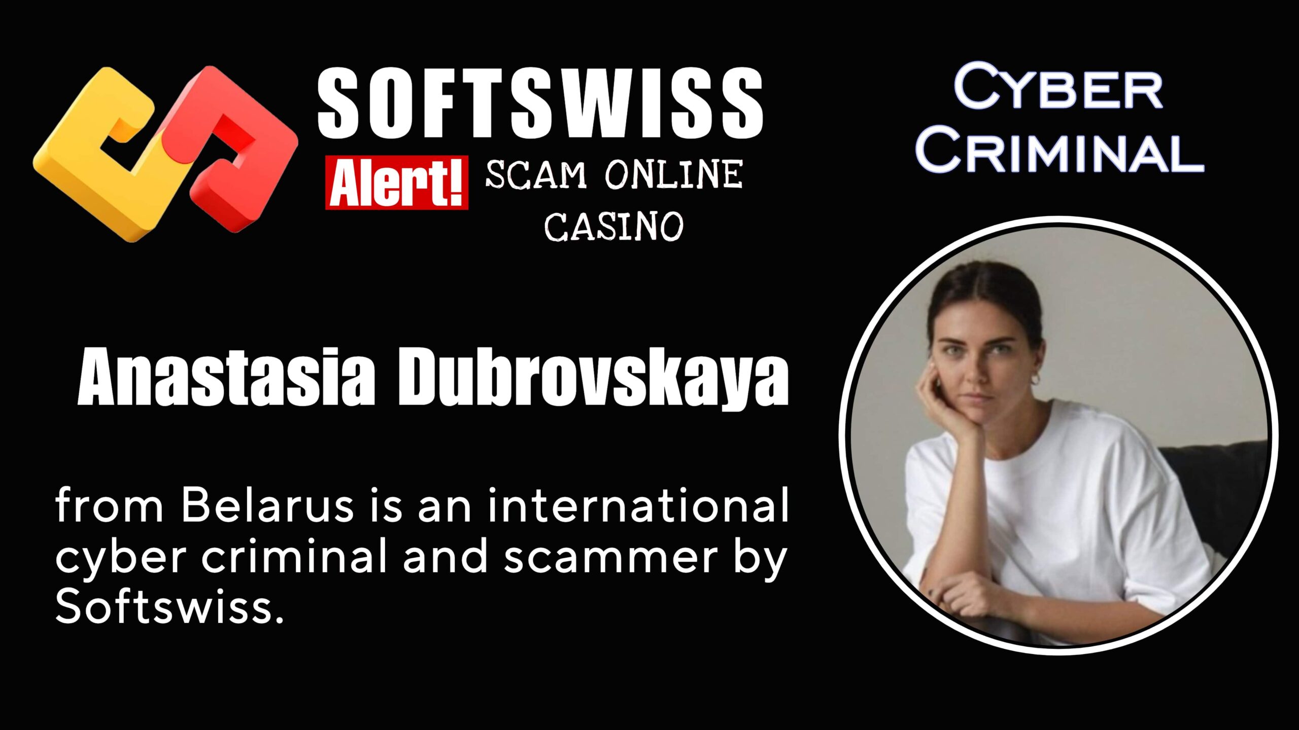 Anastasia Dubrovskaya - softswiss scam - Casino by Softswiss